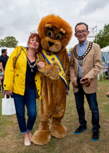Bourne Towm Mayor with Leo