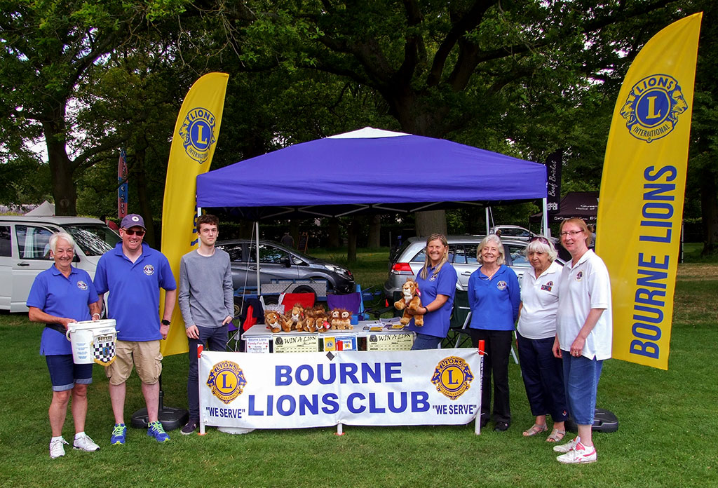 Lions Tombola stall