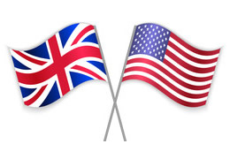Union Flag Crossed wth the Stars and Stripes