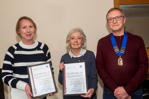 Certificate of Appreciation Presentation